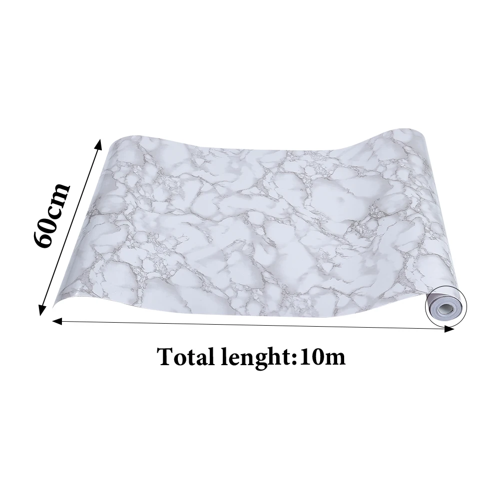 【Lifeideas】Marble Waterproof Oilproof Self Adhesive Wall Paper for Countertop