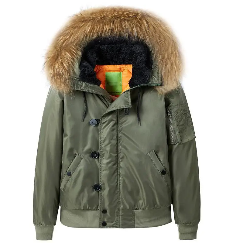 Man Parka Jackets New Winter Thick Outdoor Windbreak Waterproof Men Coat