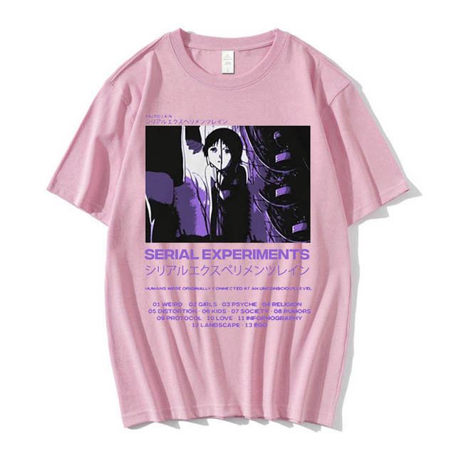 SERIAL EXPERIMENTS LAIN THEMED T-SHIRT