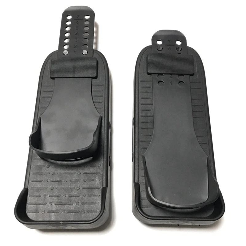 

2Piece Wind Resistance Boat Machine Pedals Fitness Machine Exercise Pedals Accessories Black