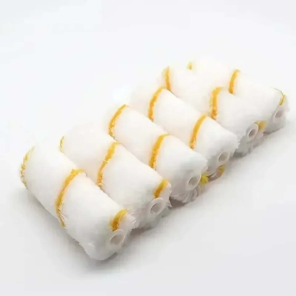 11pcs 페인트 롤러 키트, 엄지 롤러 코어 작은 코너 라텍스 페인트 롤러 코어 작은 롤러 브래킷 폴리 에스터 혼합