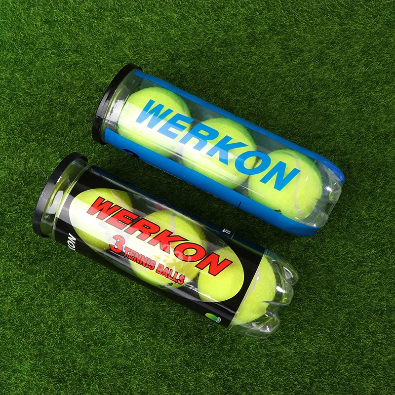 1Tube 3 Pcs Tennis Balls High Elasticity Durability Unpressurised Tennis Ball Training Sport Competition Ball For Trainer