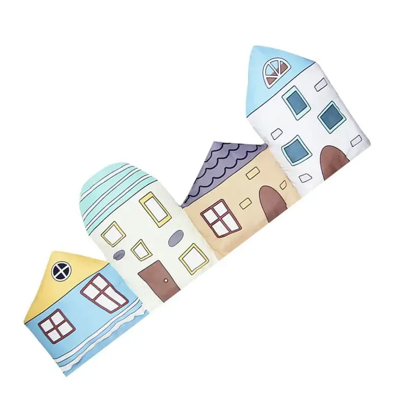 

Комплект хлопковых мягких прокладок-бамперов для детской кроватки, мягкие дышащие защитные накладки для младенцев, мальчиков и девочек