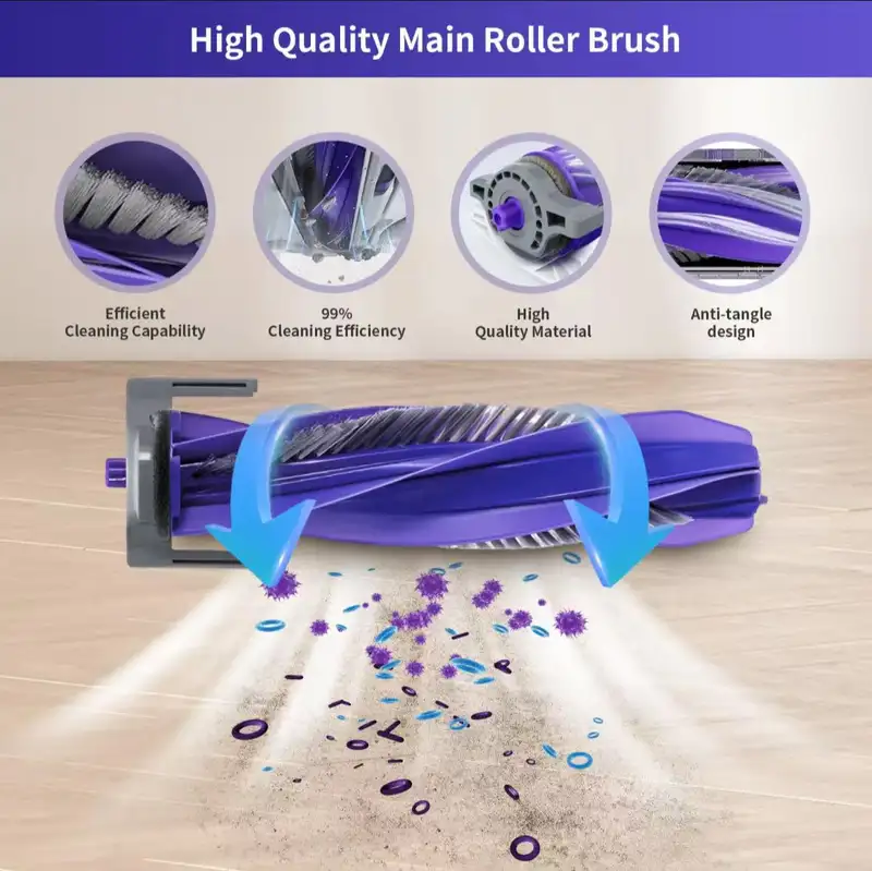 Narwal Freo X Ultra / J4 / J4 Lite Robot Vacuum Spare Parts Main Side Brushes Mop Cloths HEPA Filters Accessories - Image 3