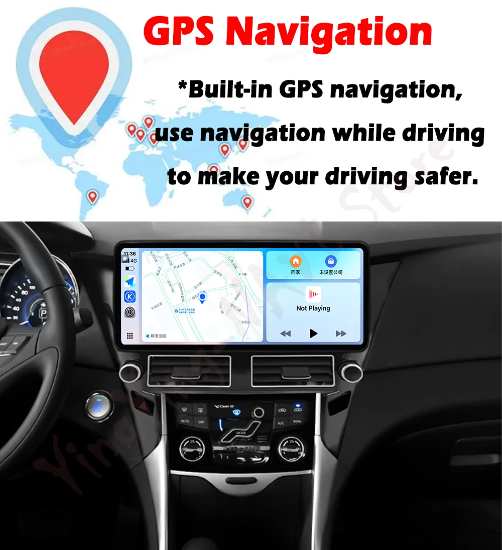 12,3 pulgadas para Jeep Wrangler 3 JK 2011-2017 reproductor Multimedia de vídeo para coche Android Auto Bluetooth navegación pantalla QLED WlFI 4