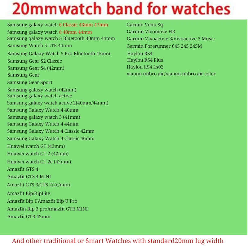 Zweifarbiges Silikonarmband mit Gravur für Samsung Galaxy Watch 6/5/4/Active 2 40mm Damen 20mm Sport-Armband – Detail 1
