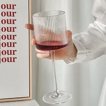 프랑스 수직 샴페인 안경, 가정용 유리 잔, 고급 레드 와인 잔, 화이트 와인 잔, 칵테일 잔