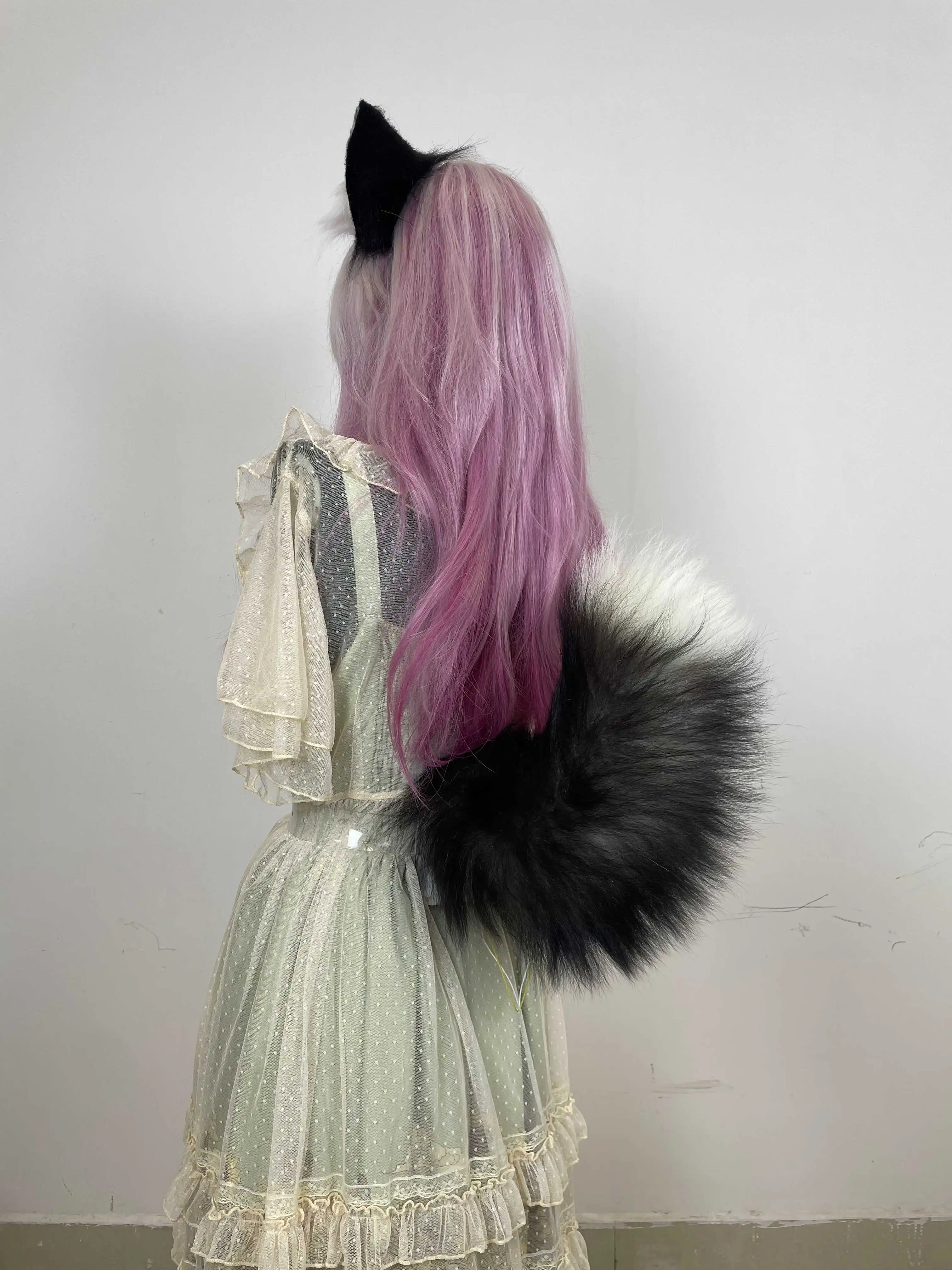 Moving Tail Electronic Electric Swing Tail Cat Wolf Cosplay Party Atmosphere Anime Cosplay Props Anime Cosplay Tails