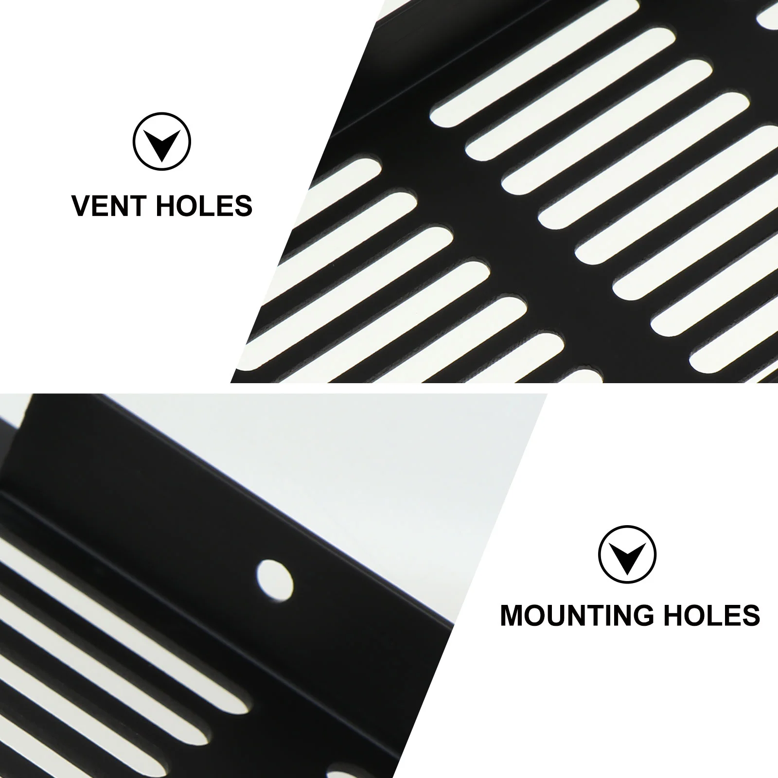 4 Pcs Ventilation Net Air Grille Aluminum Alloy Air Filters Cover Furniture Metal Filters Exhaust