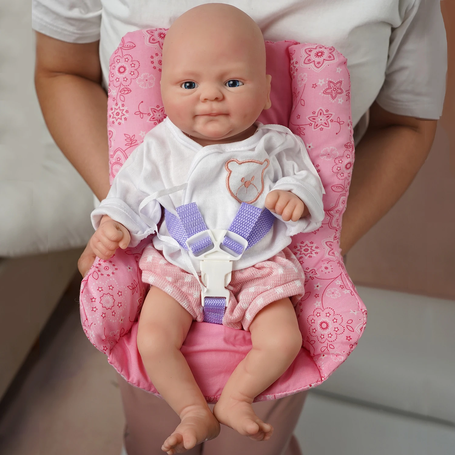 Miaio14" 36 Cm Reborn Baby Dolls Full Silicone Baby Dolls Boy Realistic Soft Silicone Newborn Baby Doll Real Full Body Silicone