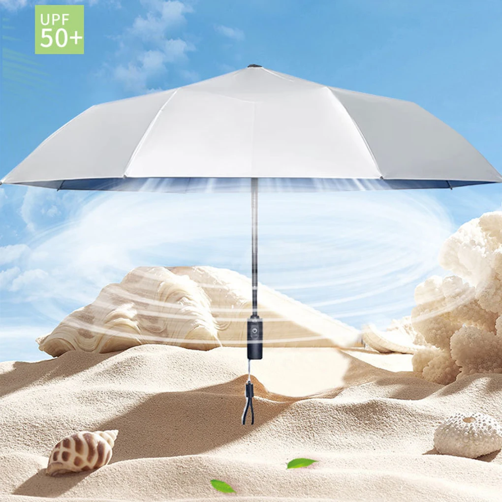 3 In 1 Umbrella With Fan And Mister, New Misting Umbrella With Fan, Fan Mister, Misting