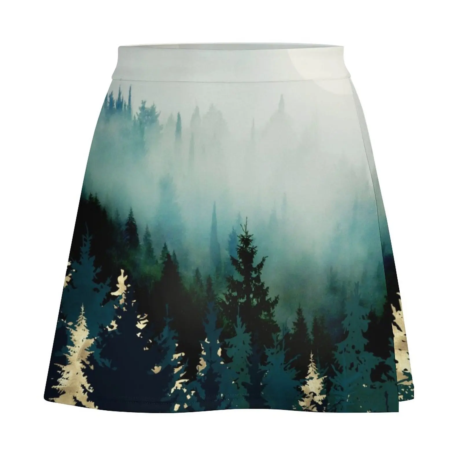 Forest Glow Mini Skirt japanese style micro mini skirt extreme