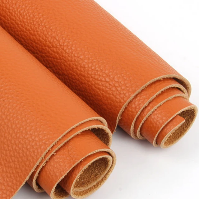 Cowhide Leather Sheet High Quality Litchi Grain Leather Sheets Craft Supply  for Leather Handbags, Leather Purse, Leather Wallets 