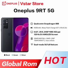 Global Rom OnePlus 9Rt 5G SmartPhone 6.62 inch 120Hz AMOLED Snapdragon 888 Octa Core 65W FlashCharge 50MP Triple Cameras NFC