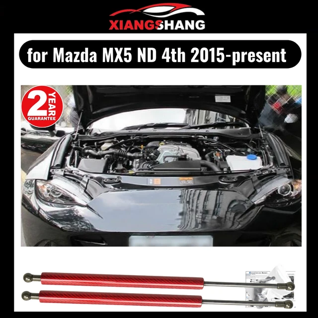 Bonnet Hood Struts for Mazda MX5 ND 4th 2015-present Roadster MX-5 Miata  Lift Supports Front Cover Modify Gas Damper - AliExpress