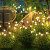 6/8/10 LED Solar Garden Light Powered Firefly Light Outdoor Waterproof Garden Decorative Landscape Light Fireworks Lawn Light 4