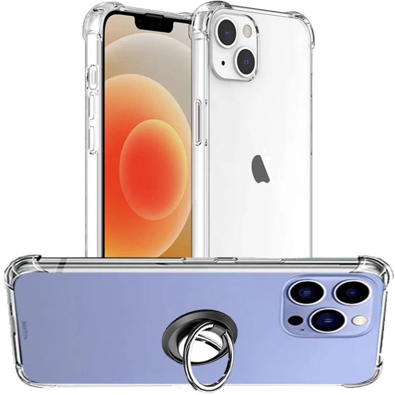 Per Iphone 14 Pro Custodia Iphone 14 Pro Max Custodie Ad Anello Iphone 14 Max Paraurti Antiurto Iphone 14 Pro 13 Pro Max Cover Trasparenti In Silicone