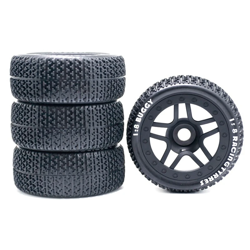 

111Mm 1/8 Scale RC Off Road Buggy Tires Wheel 17Mm Hex For ARRMA Typhon Redcat Team Losi Kyosho VRX HSP HPI Hobao