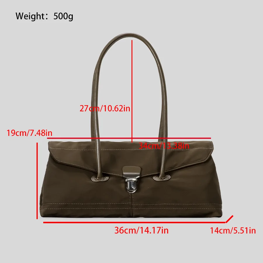 Designer England Style Retro Shoulder Bags High-Grade Sense Underarm Tote Bag Vintage Ladies Commuter Bag Handbag Purse