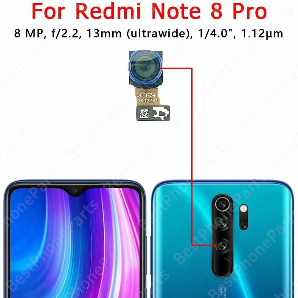 Rear Back Camera For Xiaomi Redmi Note 8 Pro Note8 Note8Pro Camera