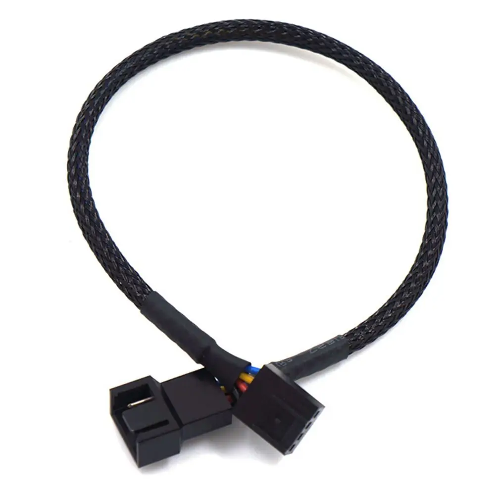 1 szt. Przedłużacz PWM do płyty głównej, wentylatora CPU 4 PIN, adapter kabla 4P, kable zasilające 3 PIN do obudowy komputera, złącza 27/42/60/80cm
