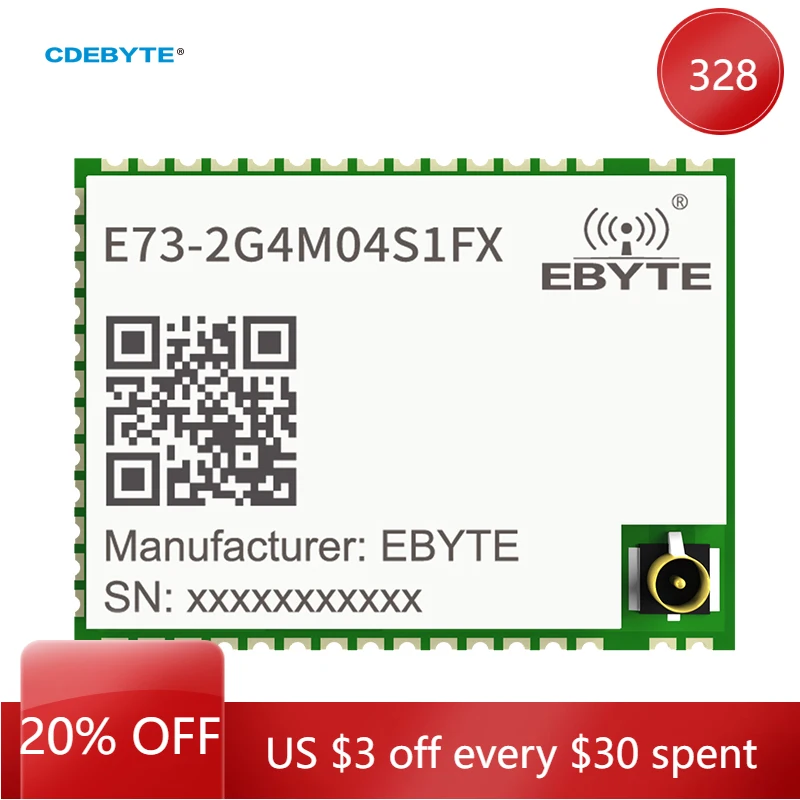 NRF52811 DIY Мини беспроводной Bluetooth модуль BLE5.1 CDEBYTE E73-2G4M04S1FX 120m IPEX антенна SMD iBeacon IoT