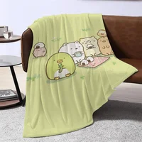 Sumikko Gurashis Warm Winter Blankets for Sofa Cover Blanket King Size Home and Decoration Luxury Bedding Bed Throw Beach Towel 1