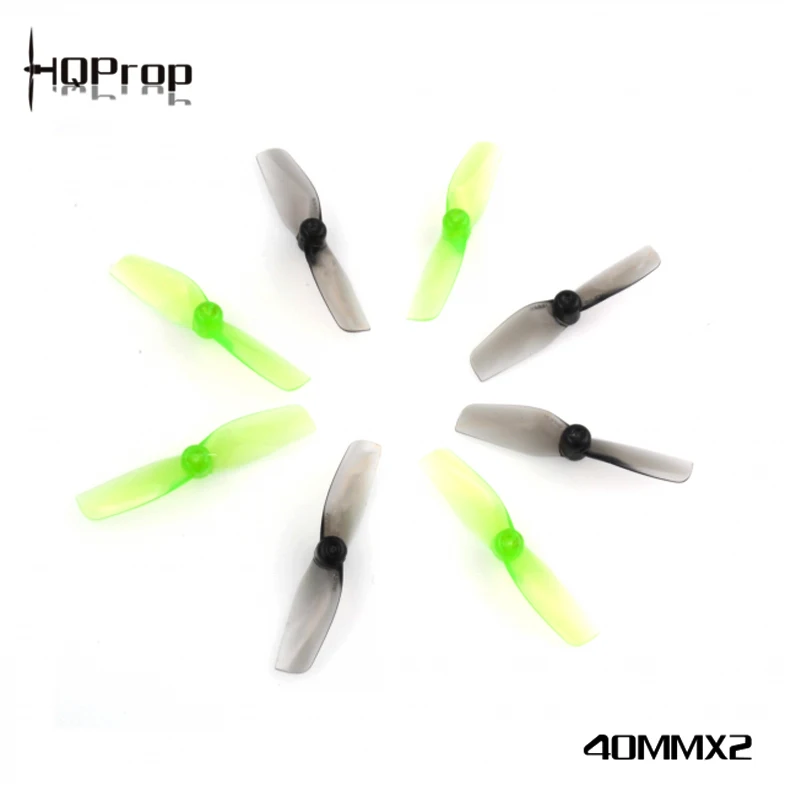 

10Pairs(10CW+CCW) HQPROP 40MMX2 40mm 2-Blade PC Micro Whoop Propeller for RC FPV Freestyle Tinywhoop Drones 75mm Moblite7