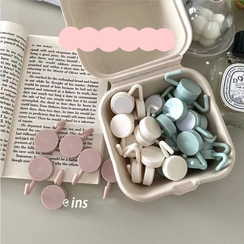 

10 шт., настенные крючки-вешалки на клейкой основе