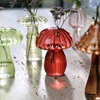 Transparent Mushroom Glass Vase Aromatherapy Bottle Home Small Vase Hydroponic Flower Pot Simple Table Decoration Home Decor 1