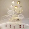 Modern Floating Cloud Pendant Lights Hotel Restaurant Industrial Chandelier for Office Bar Lamp Design Suspended Light Luminaire 5