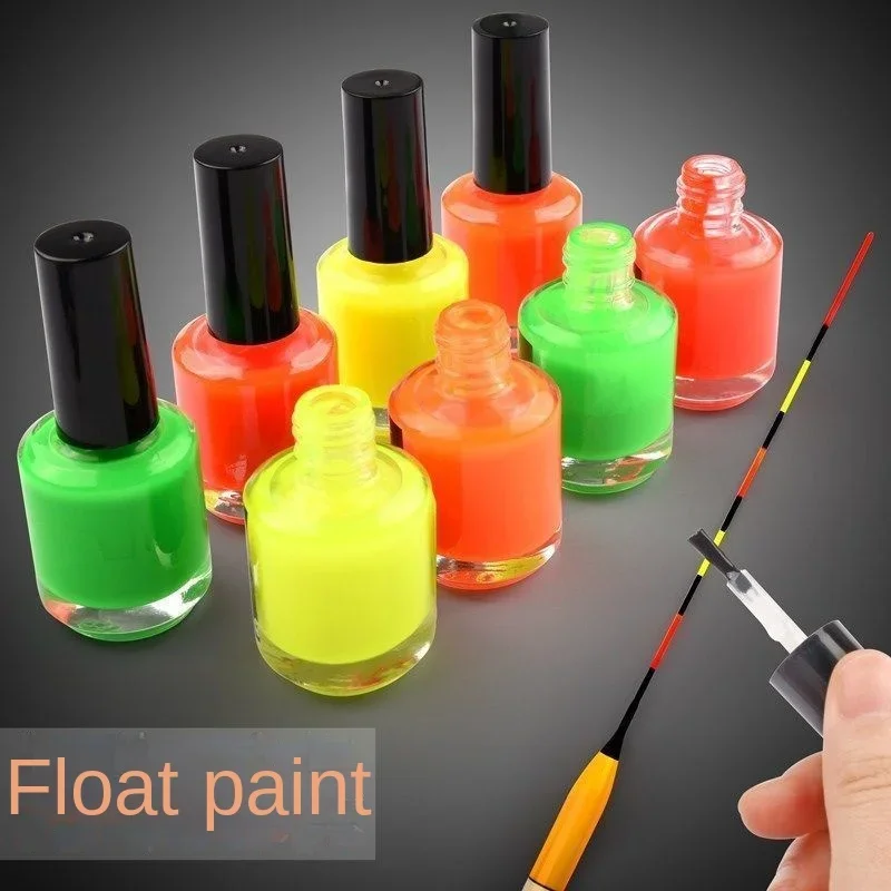 Fishing Float Paint Fluorescent Liquid Repair Fishing Float Paint Professional Fishing Tackle Repair Indicator Paint Quick Drying Tool