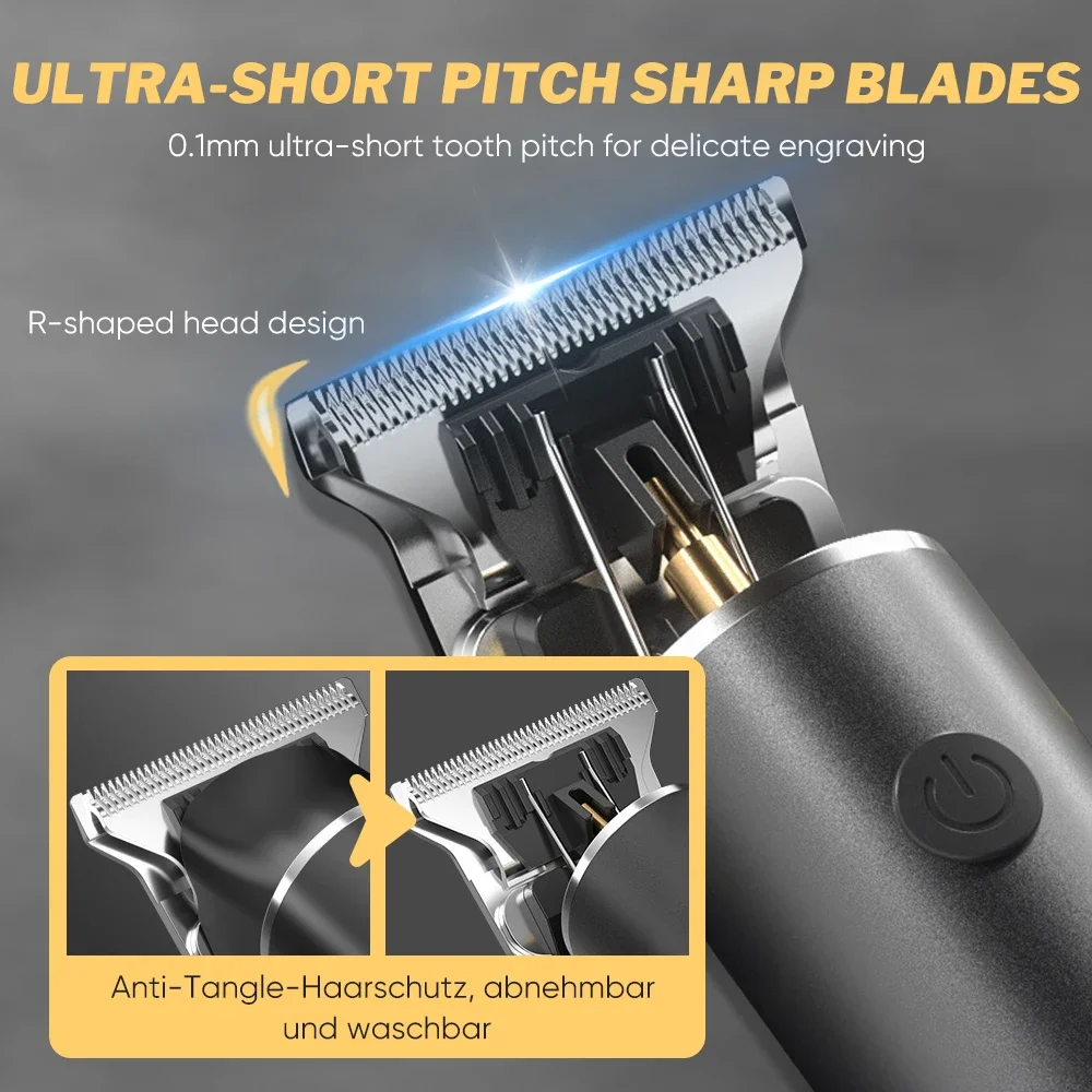Hair Clipper Hair Trimmer xiaomi Cutting Machine For Barber Wireless Hair Clippers Barber Shop Machine Beard Trimmer For Men
