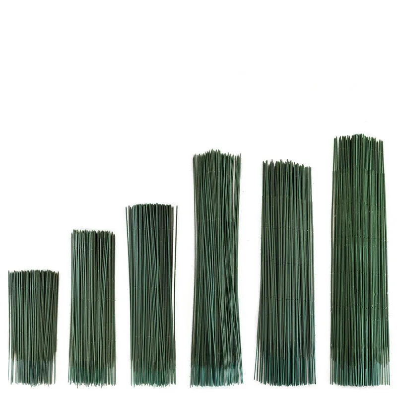 50/250pcs DIY floral accessories Soap rose leaf artificial flower sticks birthday Valentine Easter bouquet part handcraft favor