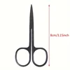 1/2/3Pcs Stainless Steel Beauty Scissors, Eyebrow Nose Eyelash Cuticle Trimmer, Sharp Grooming Tool for Personal Care Epilation 2