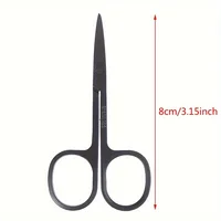 1/2/3Pcs Stainless Steel Beauty Scissors, Eyebrow Nose Eyelash Cuticle Trimmer, Sharp Grooming Tool for Personal Care Epilation 2
