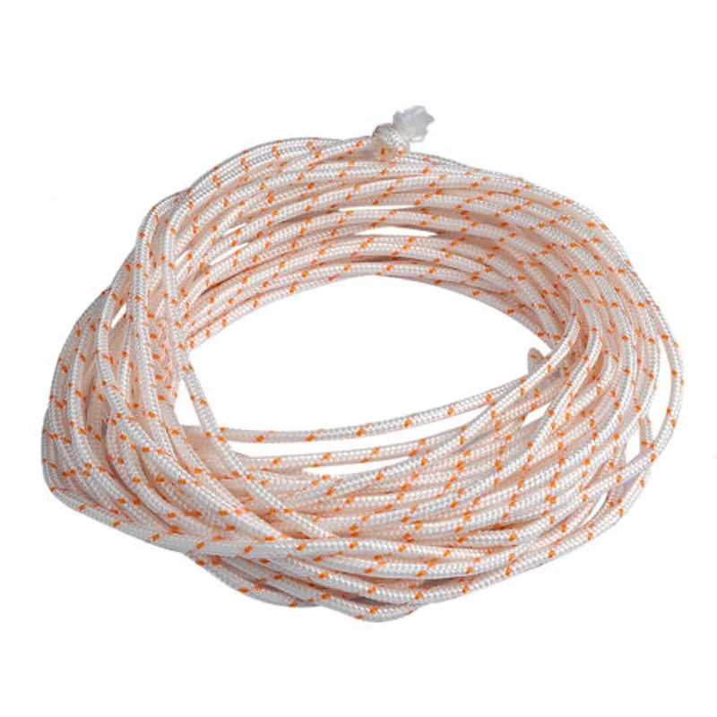 Nylon Fiber Recoil Pull Starter Cord Rope 3.5mmX1m For Stihl Chainsaw Yard, Garden Outdoor Living With Protect Coat Prevent Dirt recoil rewind cord pull starter fits husqvarna 340 345 350 351 353 346 xp durable chainsaw assemble parts