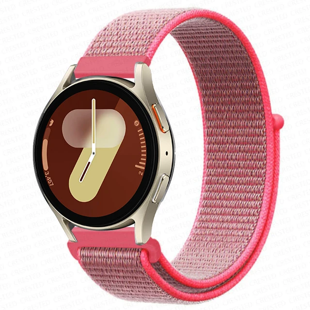 Versatile Nylon Loop Bracelet for Smartwatches - 22mm/20mm Band
