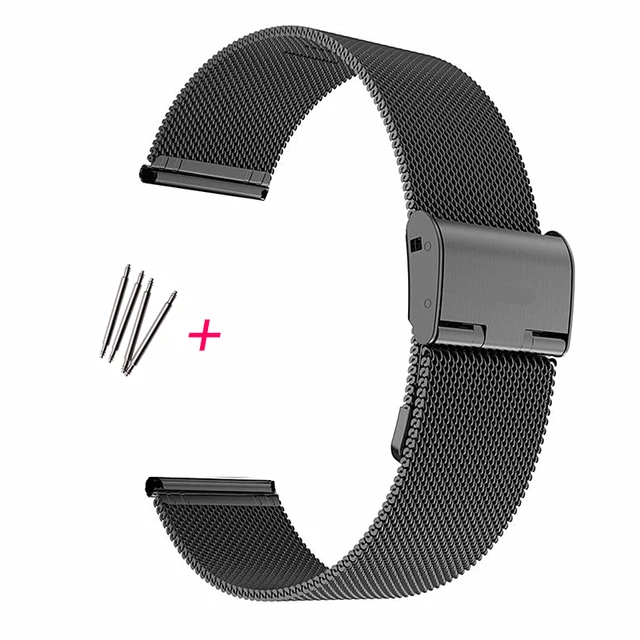 8mm 10mm 12mm 14mm 16mm 20m 18mm 22mm cinturini 20mm cinturino  adatto per cinturino samsung Active 2 strapWatch 42mm 46mm black 41