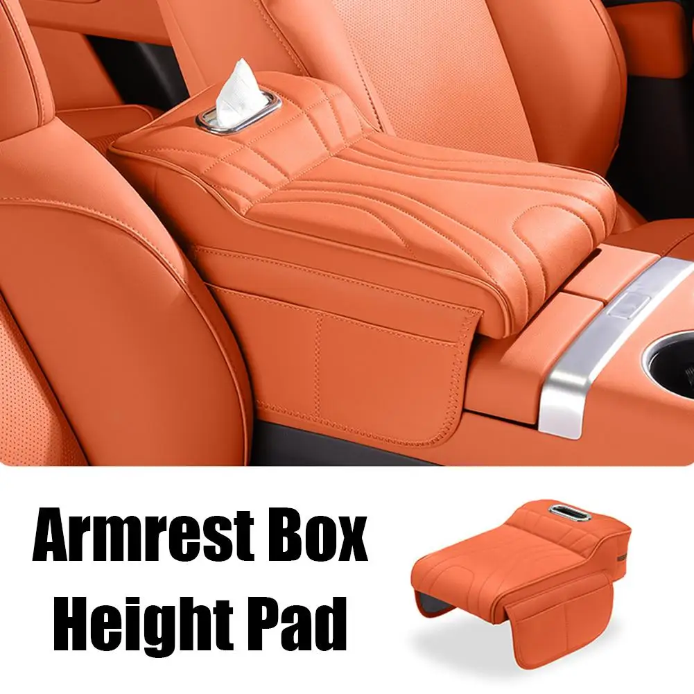 For Haval H9 2rd 2024 2025 Car Center Console Armrest Box Height Pad Three in One Car Multifunctional Tissue Box Storage