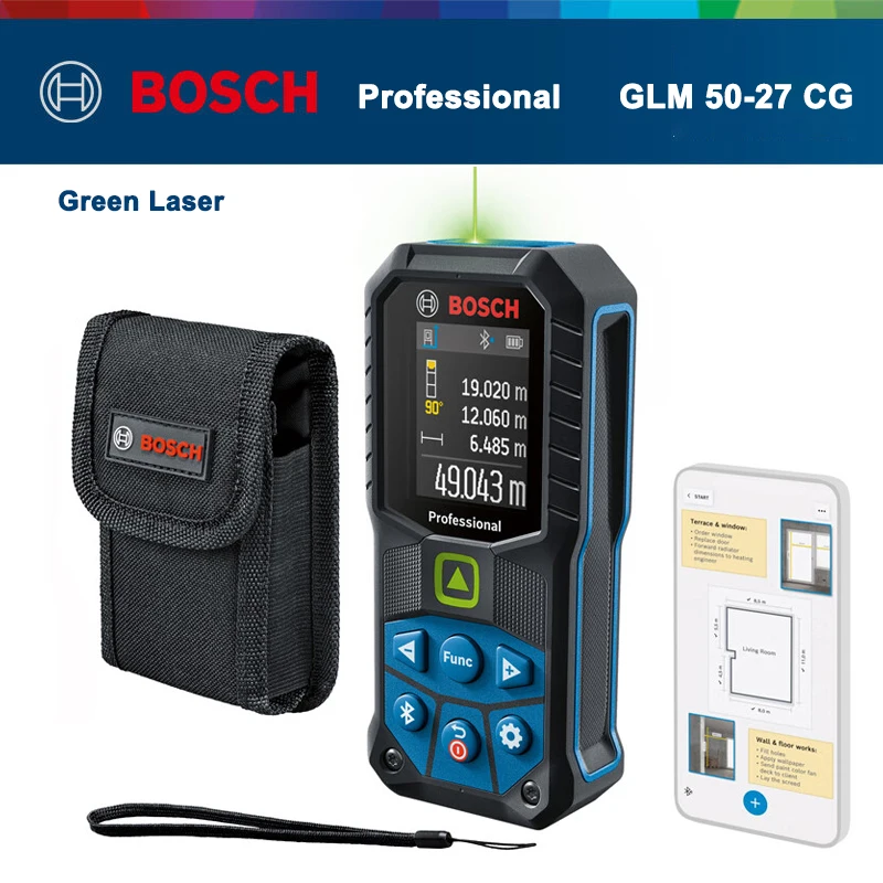 Bosch GLM 50 27 CG Professional Green Laser Measuring Instrument