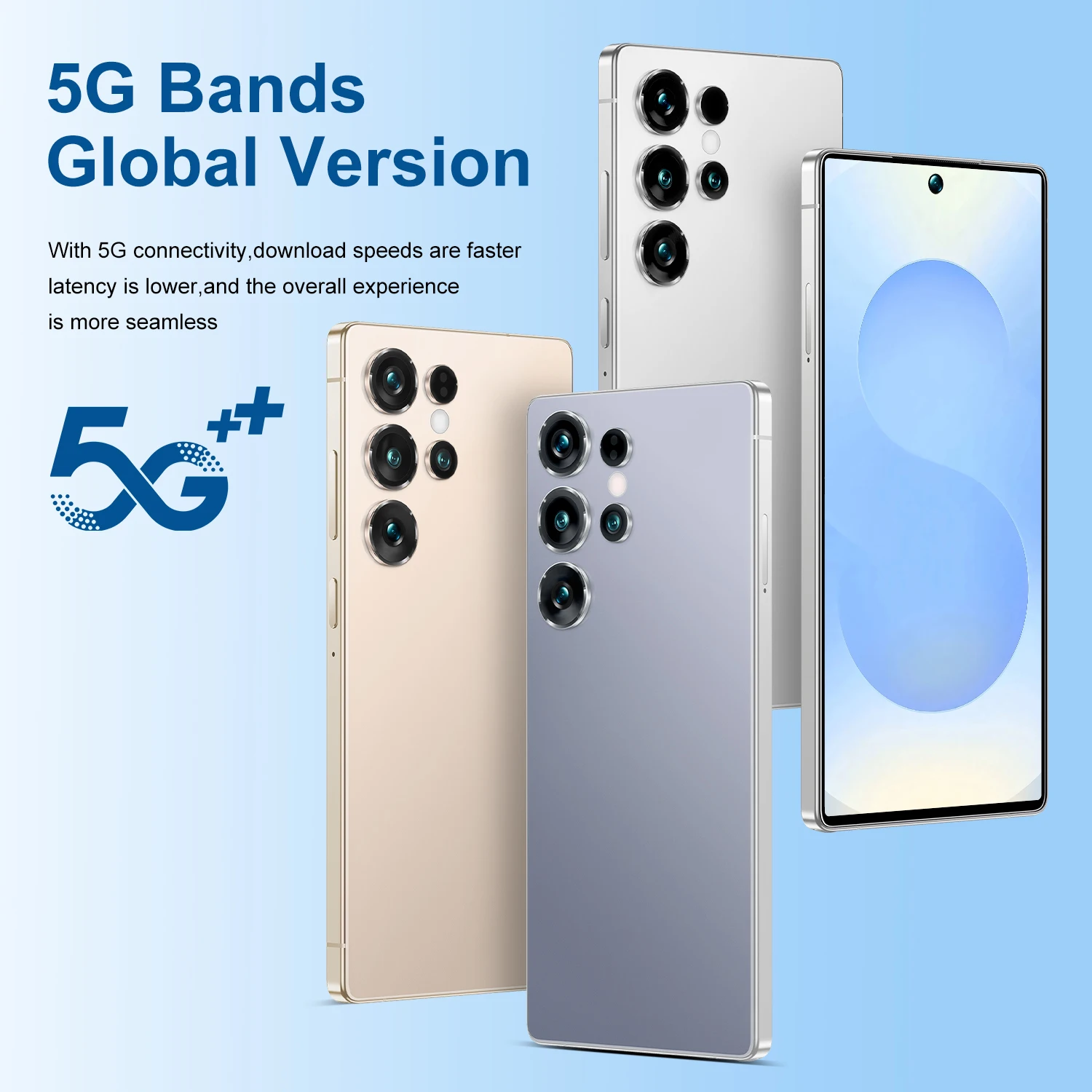 S25 Ultra 16GB+1TB 7.3 inch Android 14 72MP+108MP Camera 7800mAh battery 5G network 10 core Facial Recognition view 6