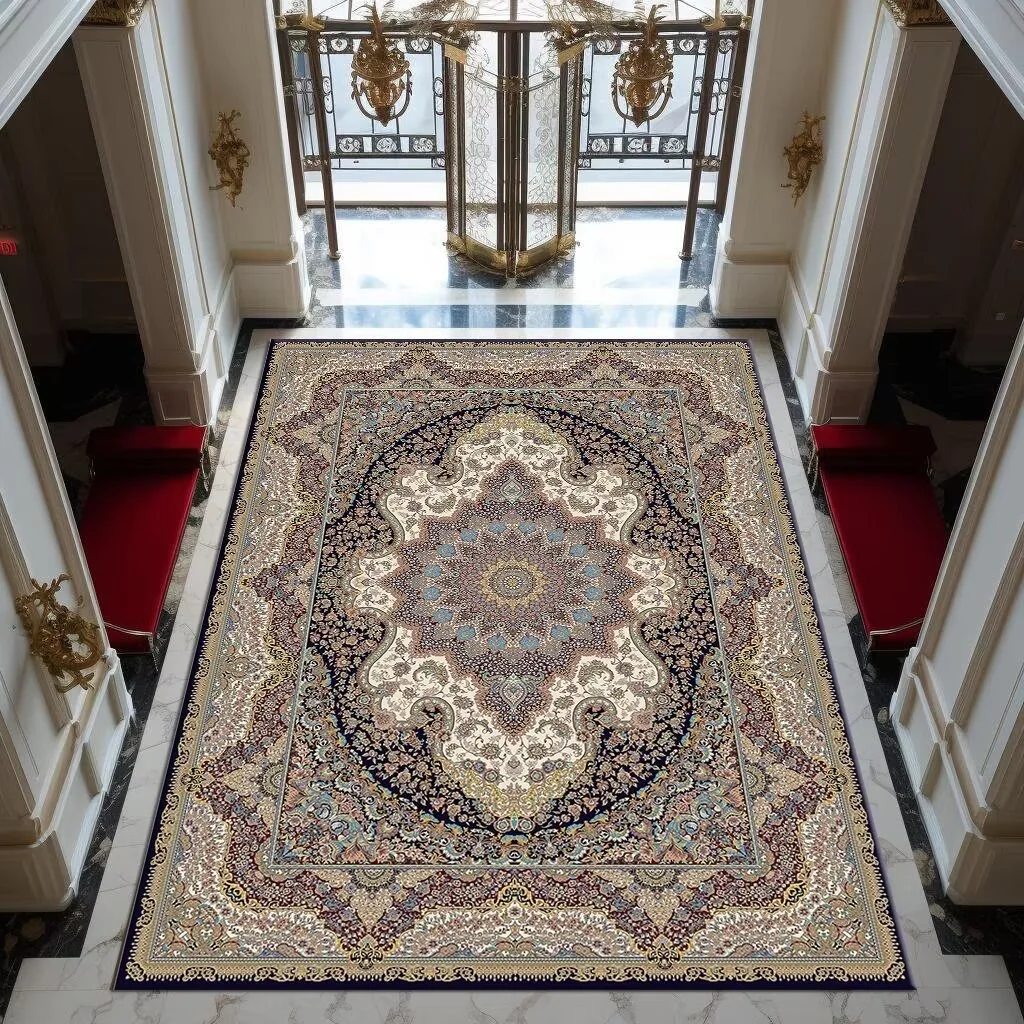 American Style Living Room Floor Mat