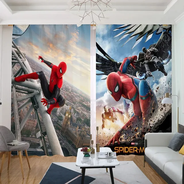 Disney Spiderman Hero Expedition tenda oscurante tenda ombreggiante  personalizzata per la decorazione della casa del salotto