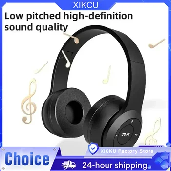Cuffie Bluetooth 5.0 Pieghevoli Senza Fili, Auricolari Portatili HiFi Over-Ear per Sport, Viaggi, Uso Quotidiano, Giochi e Musica
