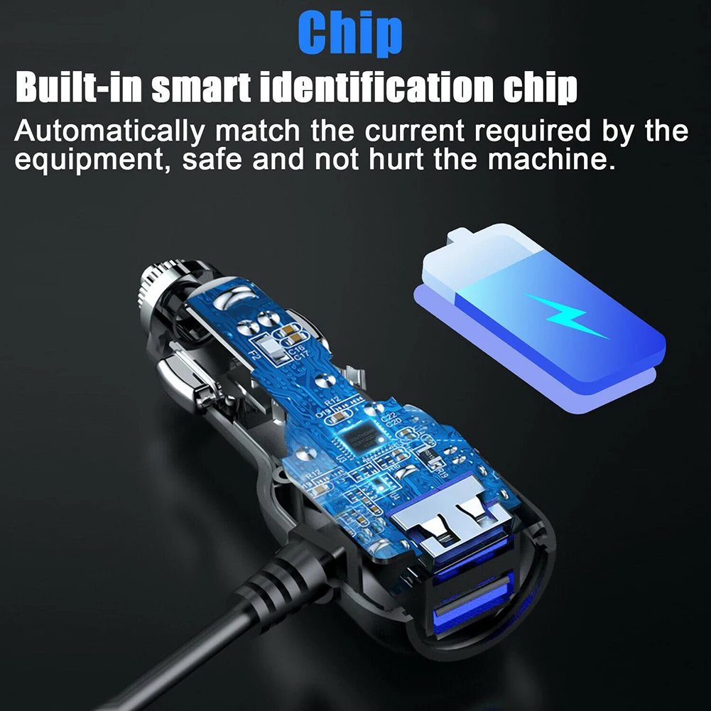 3-typen Ladekabel Dash Cam Auto Ladegerät Mini USB Kabel Micro USB Netzkabel Versorgung 12-24V auto Ladegerät Für DVR Kamera GPS – Detail 11