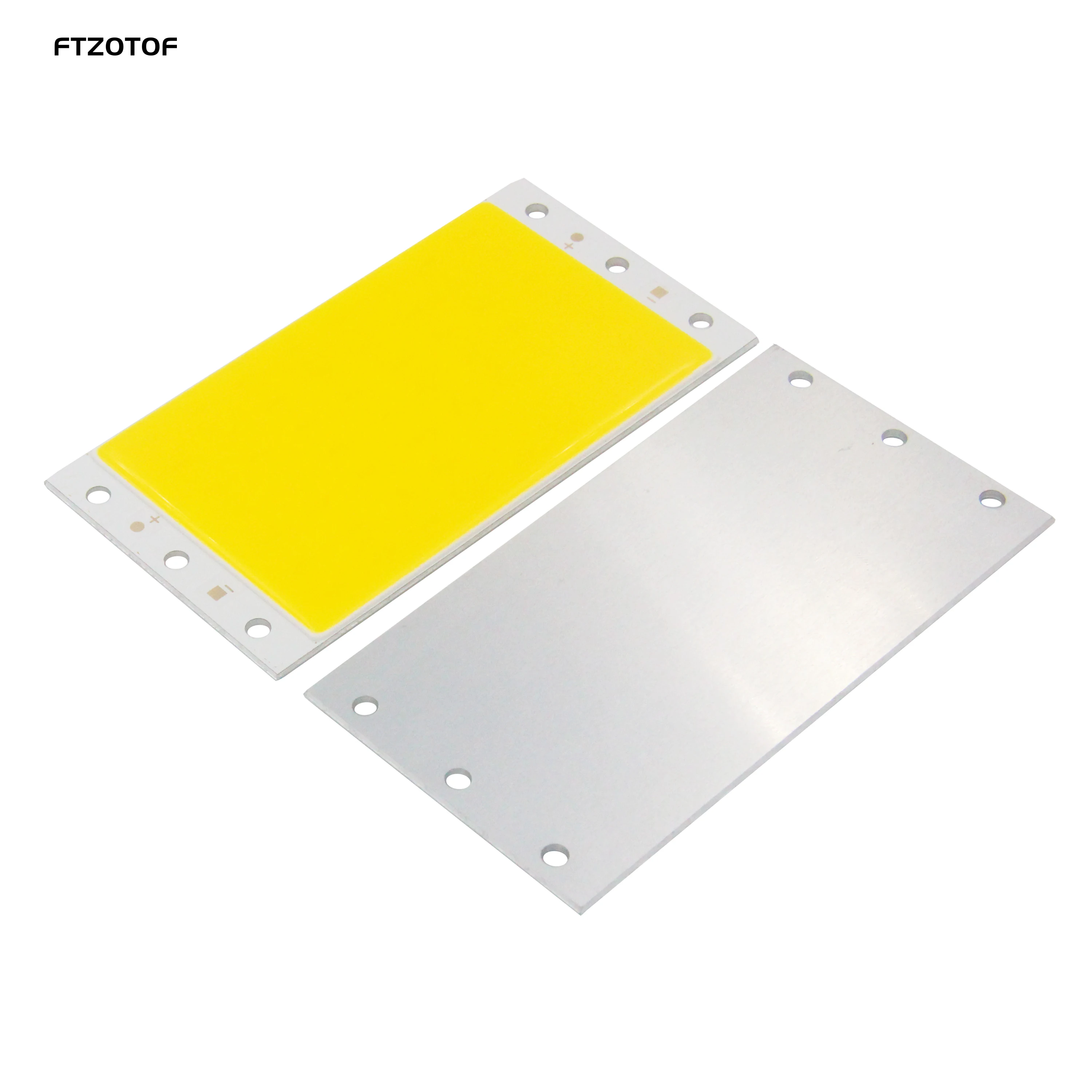 FTZOTOF LED 패널 라이트 온 보드 매트릭스 LED 전구, 매우 밝은 따뜻한 자연 차가운 화이트 블루, DC 12V Cob 칩, 94x50mm, 15W, 1600LM