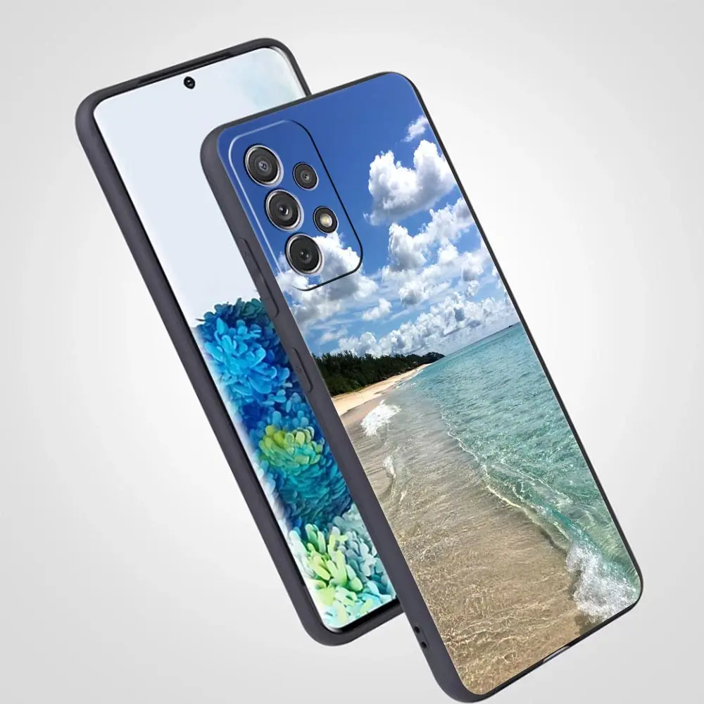 Sea Blue Sky Beach Design Phone Case