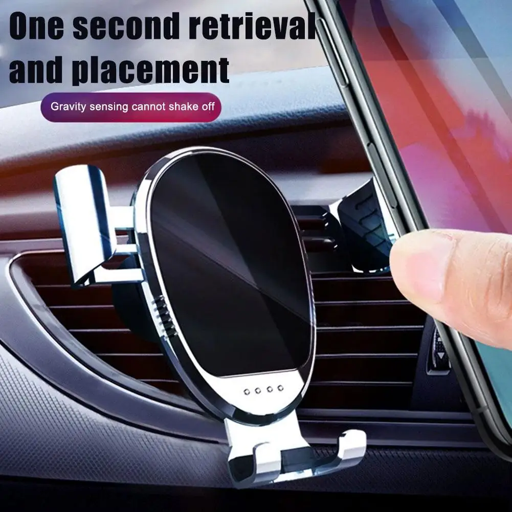 

Car Phone Holder Smartphone Mount Gravity Car Air Outlet Clip Stand No Magnetic Support in Car For iPhone Samsung E6C6