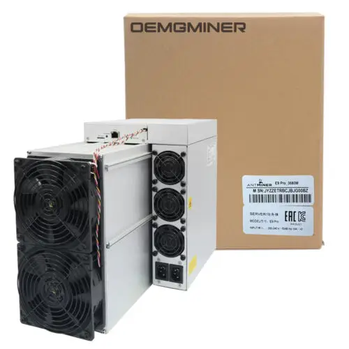 

buy 2 get 1 freeMM Bitmain Antminer E9 Pro 3680Mh/s 2200W ETC Asic Miner 0.6J/M Bulid-in PSU